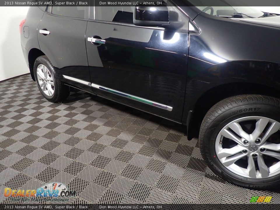 2013 Nissan Rogue SV AWD Super Black / Black Photo #4
