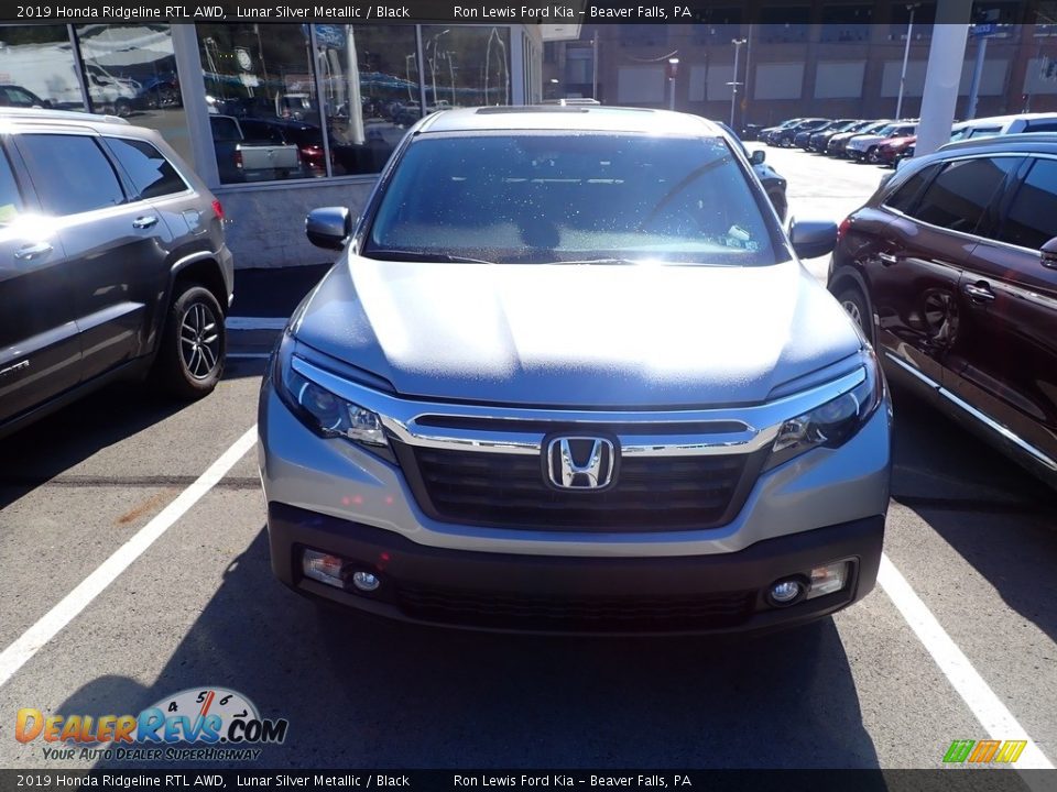 2019 Honda Ridgeline RTL AWD Lunar Silver Metallic / Black Photo #2