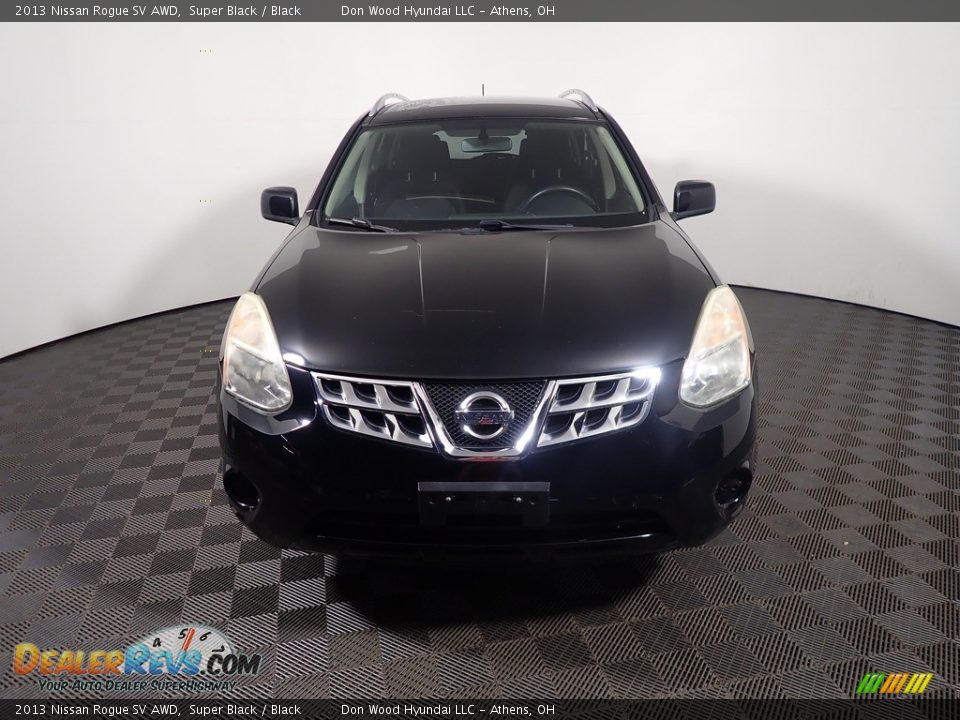 2013 Nissan Rogue SV AWD Super Black / Black Photo #5