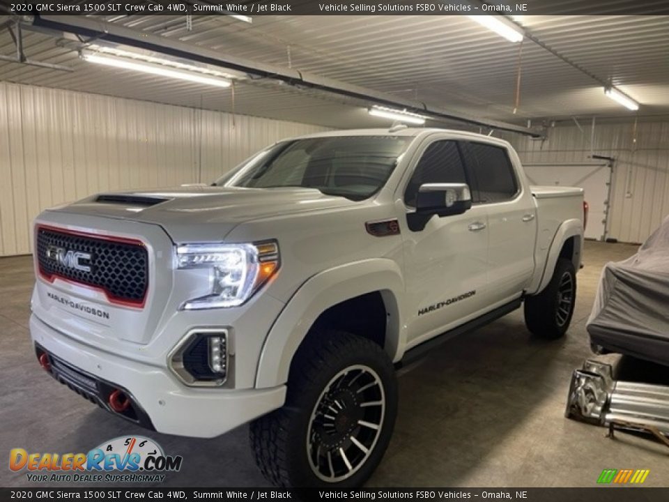 2020 GMC Sierra 1500 SLT Crew Cab 4WD Summit White / Jet Black Photo #11