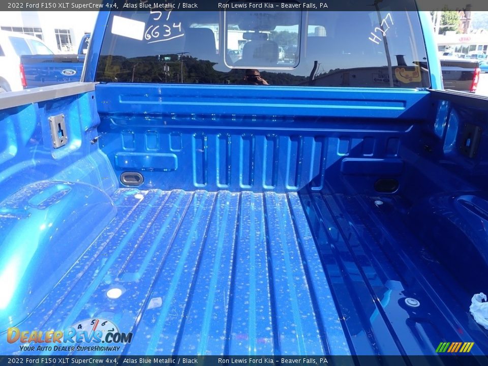 2022 Ford F150 XLT SuperCrew 4x4 Atlas Blue Metallic / Black Photo #7