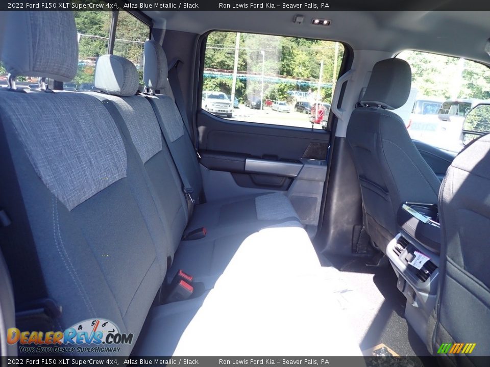 2022 Ford F150 XLT SuperCrew 4x4 Atlas Blue Metallic / Black Photo #10