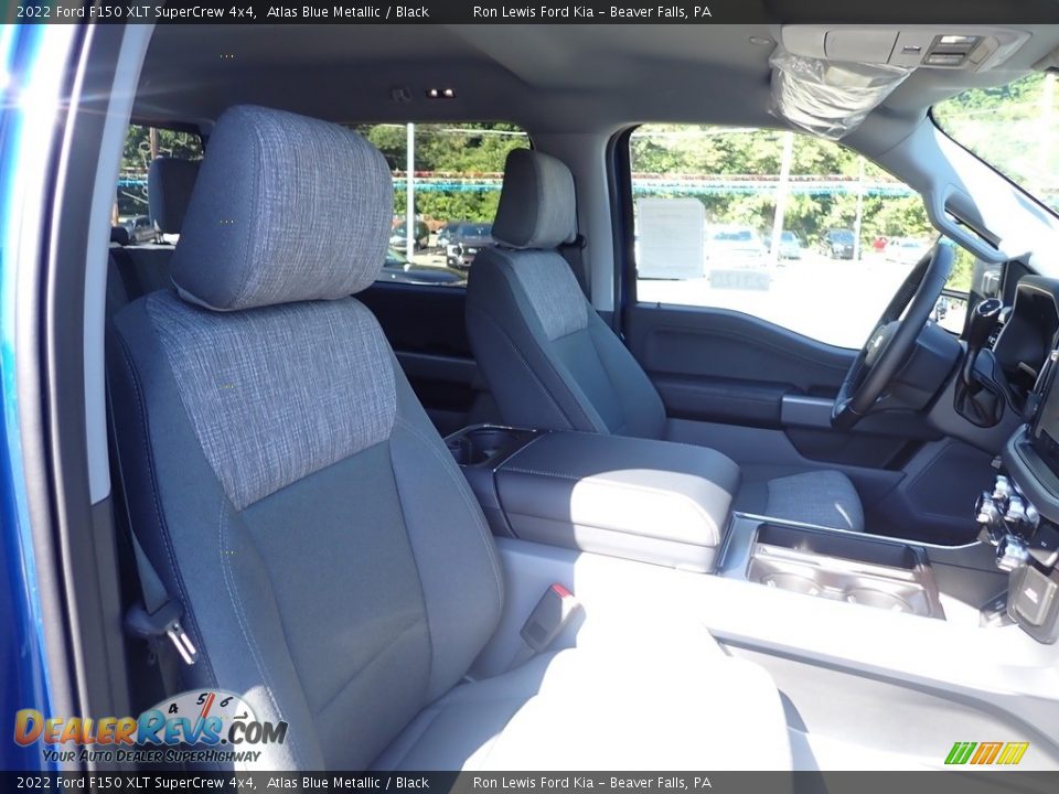 2022 Ford F150 XLT SuperCrew 4x4 Atlas Blue Metallic / Black Photo #11