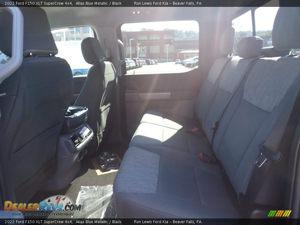 2022 Ford F150 XLT SuperCrew 4x4 Atlas Blue Metallic / Black Photo #12