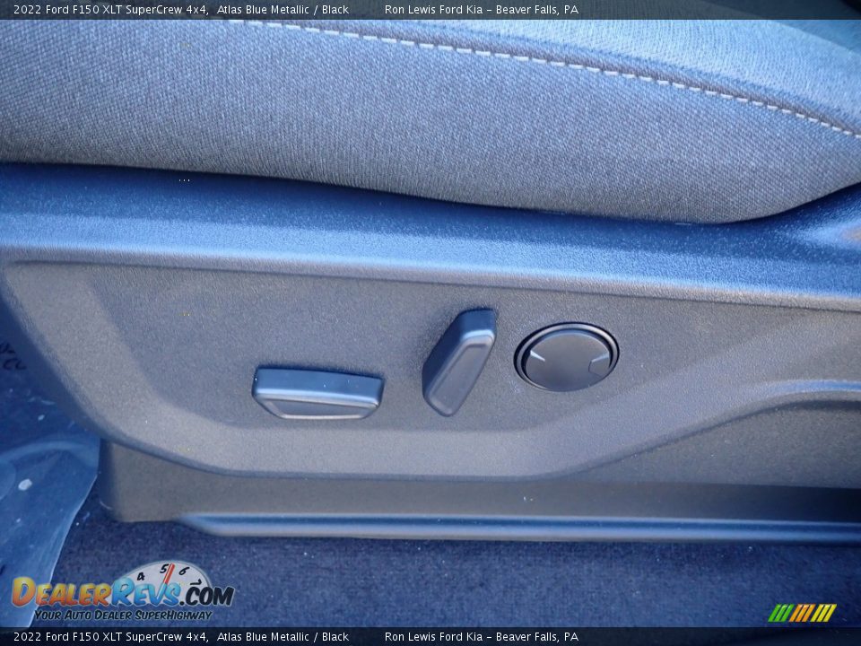 2022 Ford F150 XLT SuperCrew 4x4 Atlas Blue Metallic / Black Photo #15
