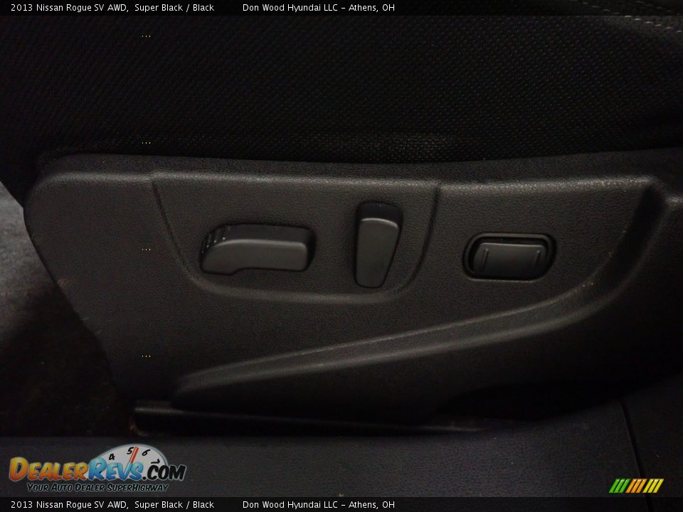 2013 Nissan Rogue SV AWD Super Black / Black Photo #23