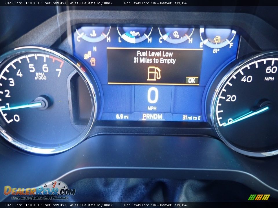 2022 Ford F150 XLT SuperCrew 4x4 Atlas Blue Metallic / Black Photo #16