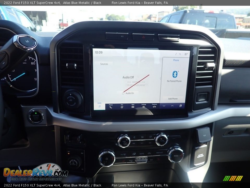 2022 Ford F150 XLT SuperCrew 4x4 Atlas Blue Metallic / Black Photo #17