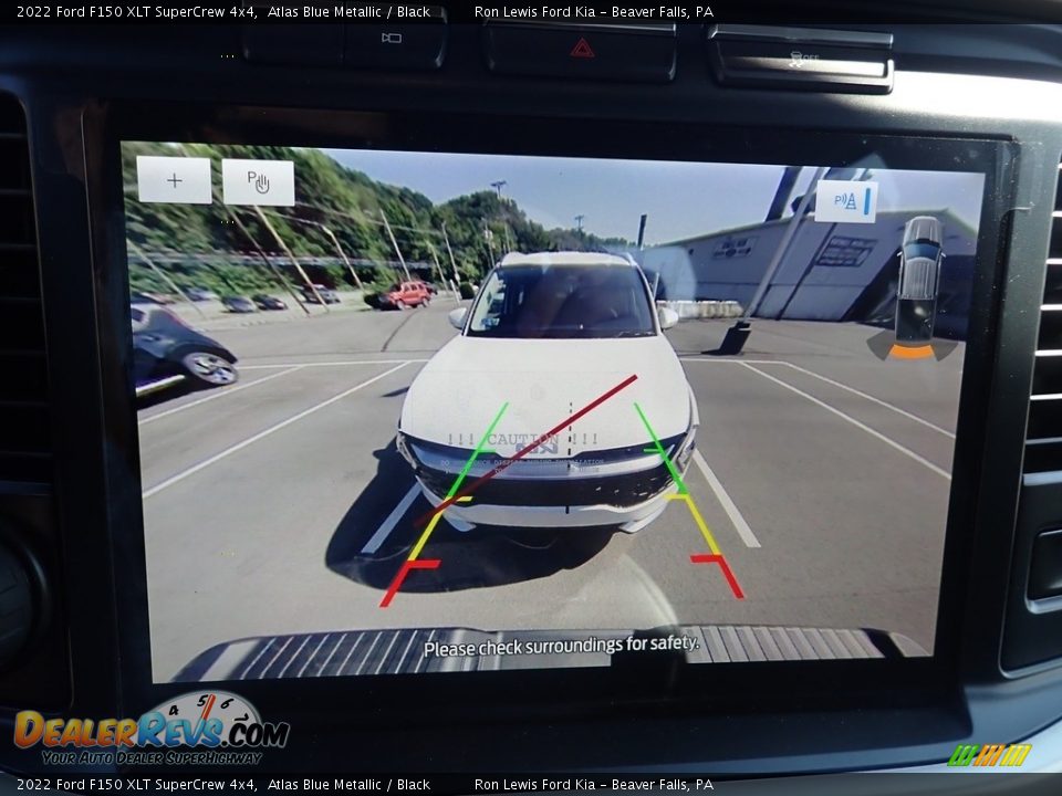 2022 Ford F150 XLT SuperCrew 4x4 Atlas Blue Metallic / Black Photo #18