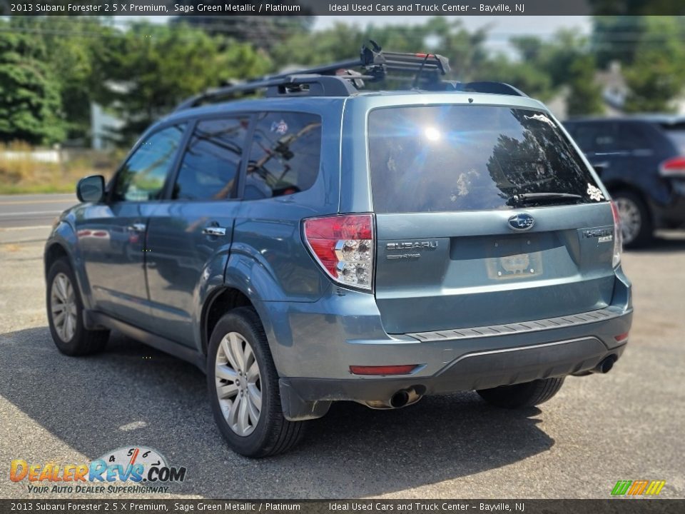 2013 Subaru Forester 2.5 X Premium Sage Green Metallic / Platinum Photo #3