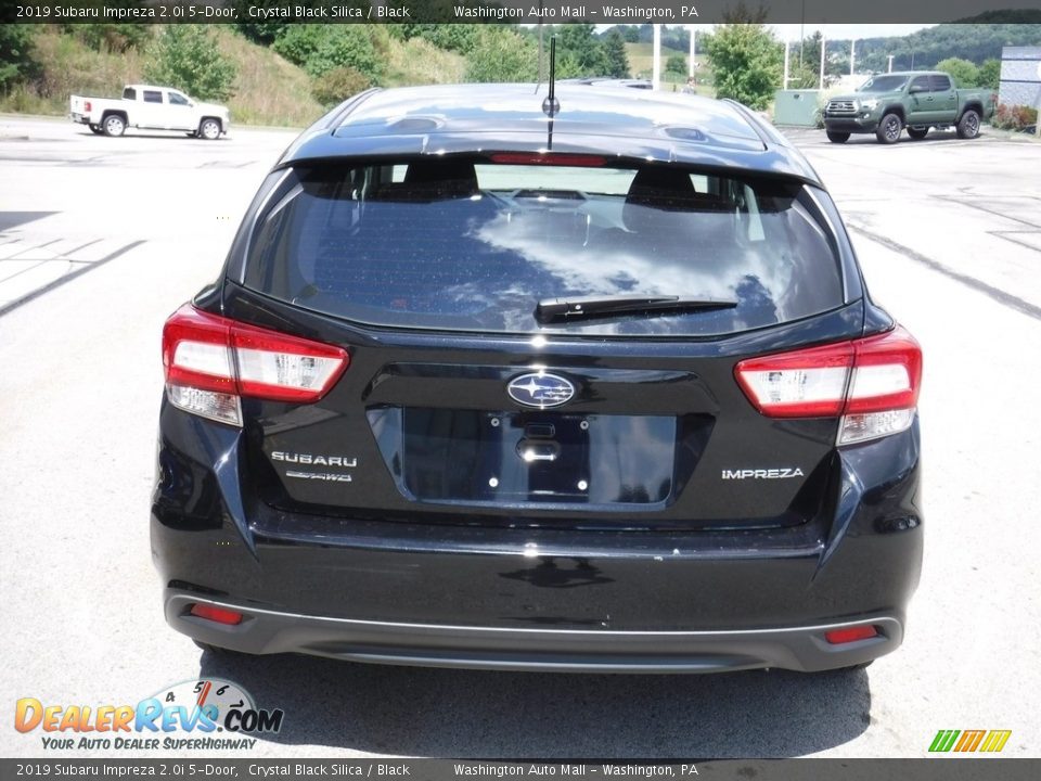 2019 Subaru Impreza 2.0i 5-Door Crystal Black Silica / Black Photo #8