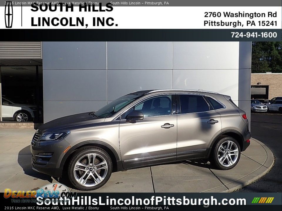 2016 Lincoln MKC Reserve AWD Luxe Metallic / Ebony Photo #1