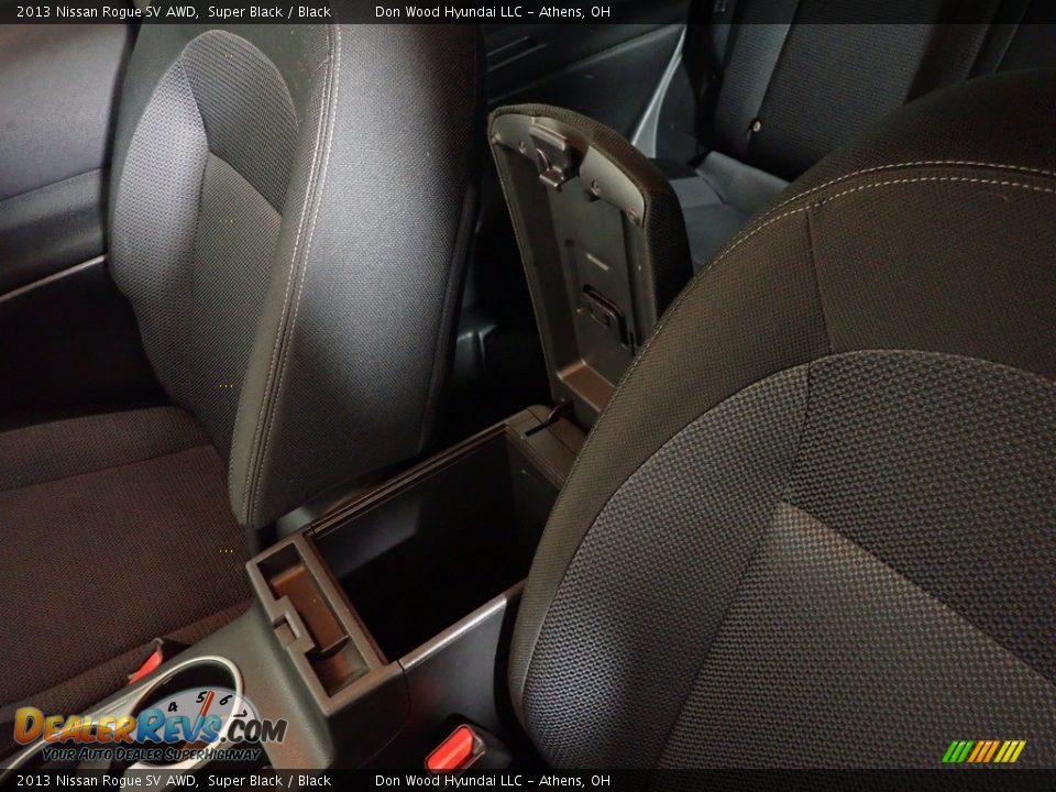 2013 Nissan Rogue SV AWD Super Black / Black Photo #33