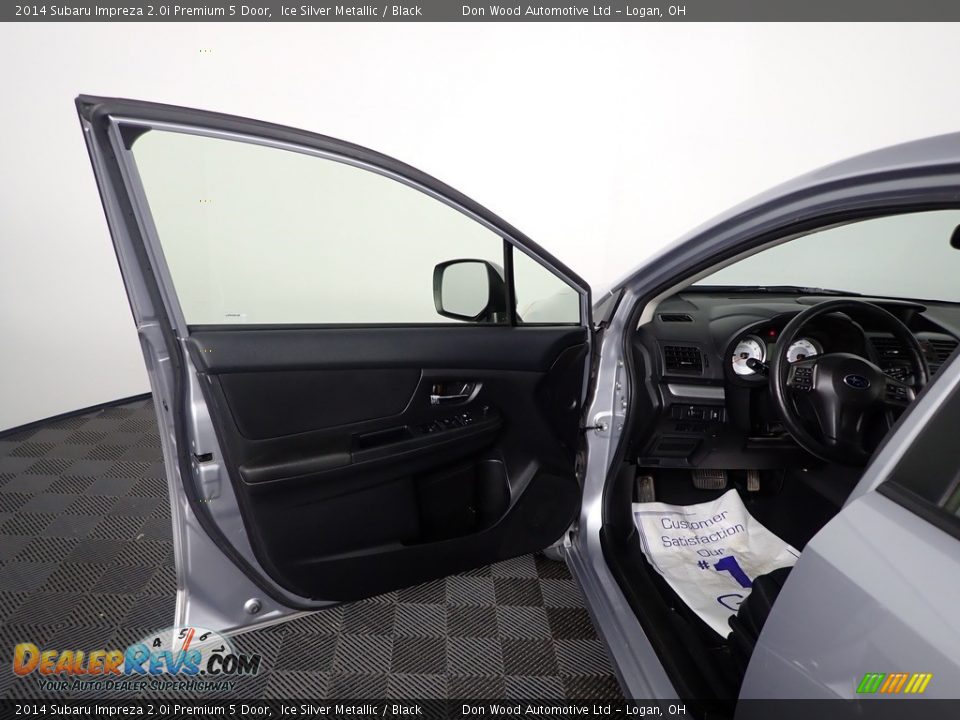 2014 Subaru Impreza 2.0i Premium 5 Door Ice Silver Metallic / Black Photo #11