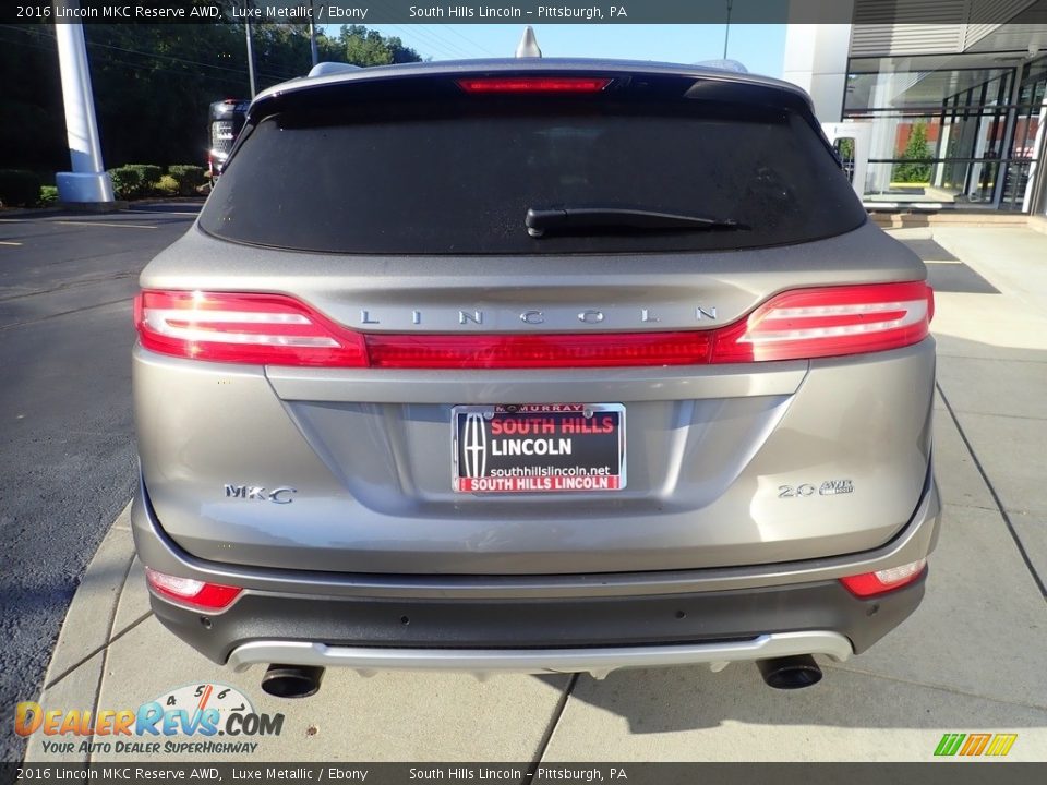 2016 Lincoln MKC Reserve AWD Luxe Metallic / Ebony Photo #4