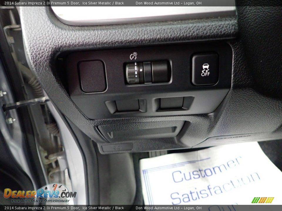 2014 Subaru Impreza 2.0i Premium 5 Door Ice Silver Metallic / Black Photo #15
