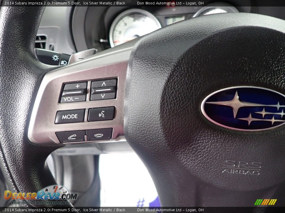 2014 Subaru Impreza 2.0i Premium 5 Door Ice Silver Metallic / Black Photo #16