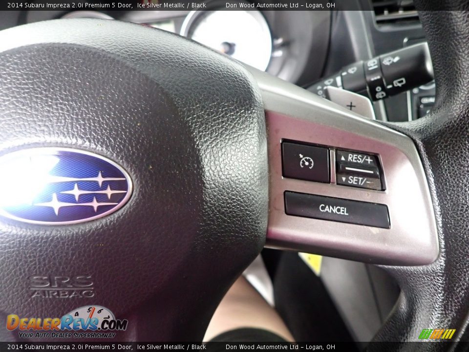 2014 Subaru Impreza 2.0i Premium 5 Door Ice Silver Metallic / Black Photo #17