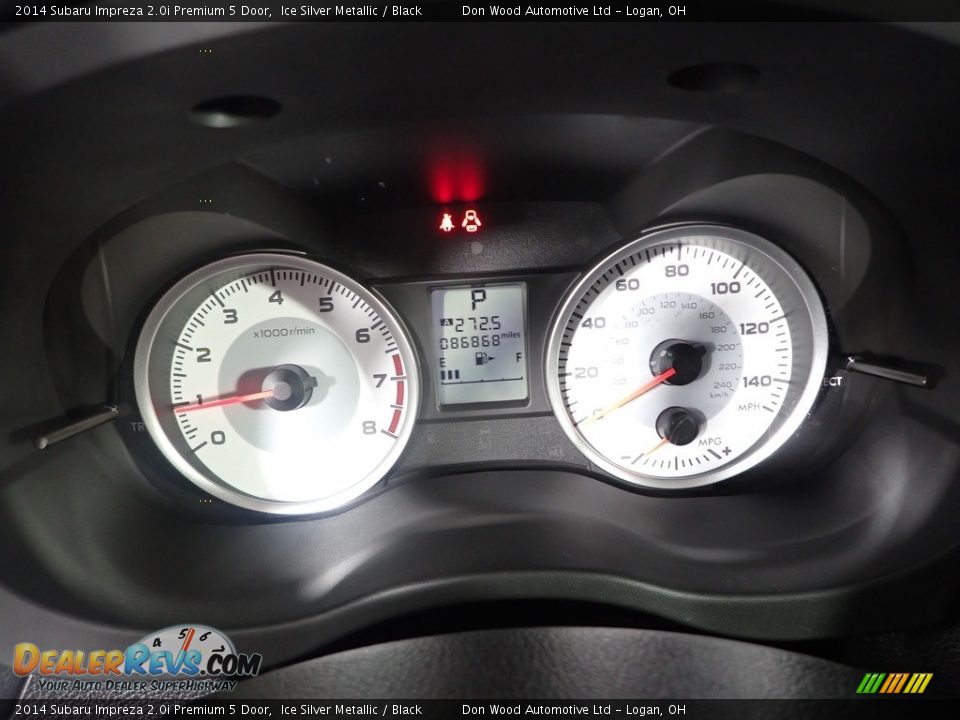 2014 Subaru Impreza 2.0i Premium 5 Door Ice Silver Metallic / Black Photo #18