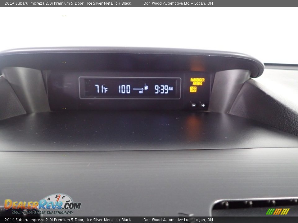 2014 Subaru Impreza 2.0i Premium 5 Door Ice Silver Metallic / Black Photo #19