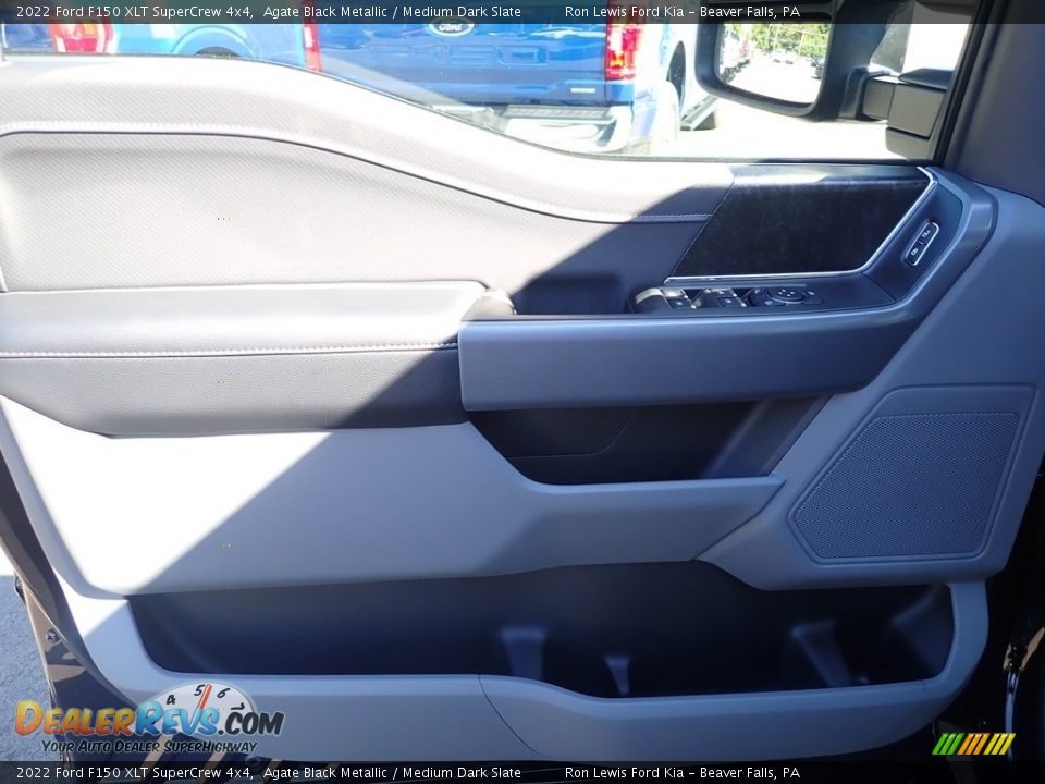 2022 Ford F150 XLT SuperCrew 4x4 Agate Black Metallic / Medium Dark Slate Photo #14