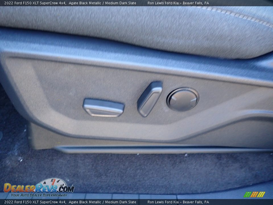 2022 Ford F150 XLT SuperCrew 4x4 Agate Black Metallic / Medium Dark Slate Photo #15