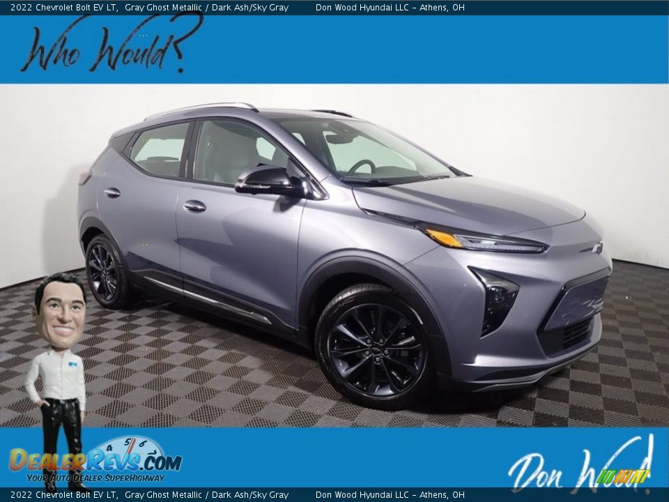 2022 Chevrolet Bolt EV LT Gray Ghost Metallic / Dark Ash/Sky Gray Photo #1