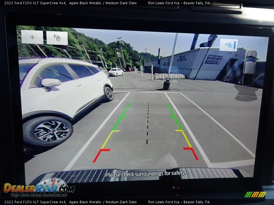 2022 Ford F150 XLT SuperCrew 4x4 Agate Black Metallic / Medium Dark Slate Photo #18