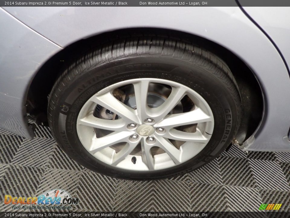2014 Subaru Impreza 2.0i Premium 5 Door Ice Silver Metallic / Black Photo #30