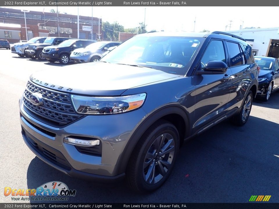 2022 Ford Explorer XLT Carbonized Gray Metallic / Light Slate Photo #4