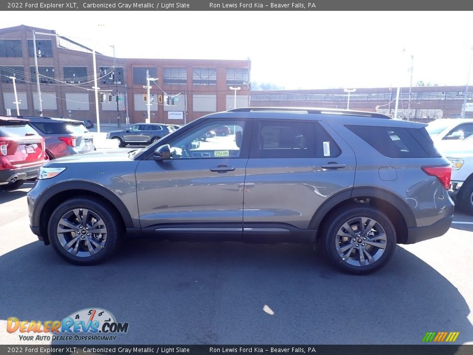 2022 Ford Explorer XLT Carbonized Gray Metallic / Light Slate Photo #5