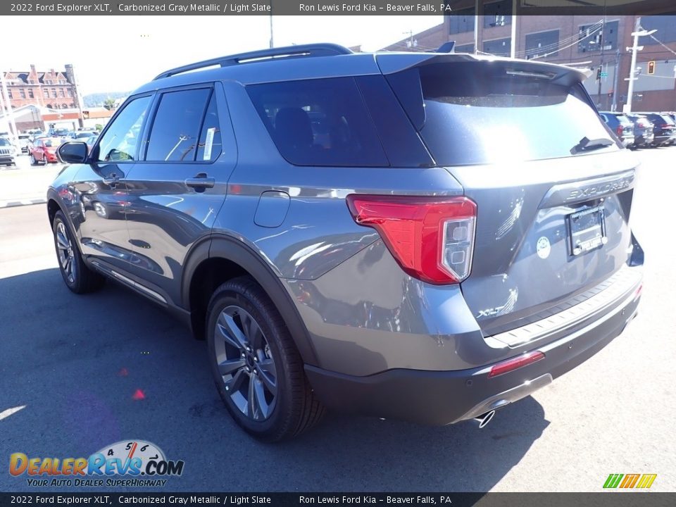 2022 Ford Explorer XLT Carbonized Gray Metallic / Light Slate Photo #6