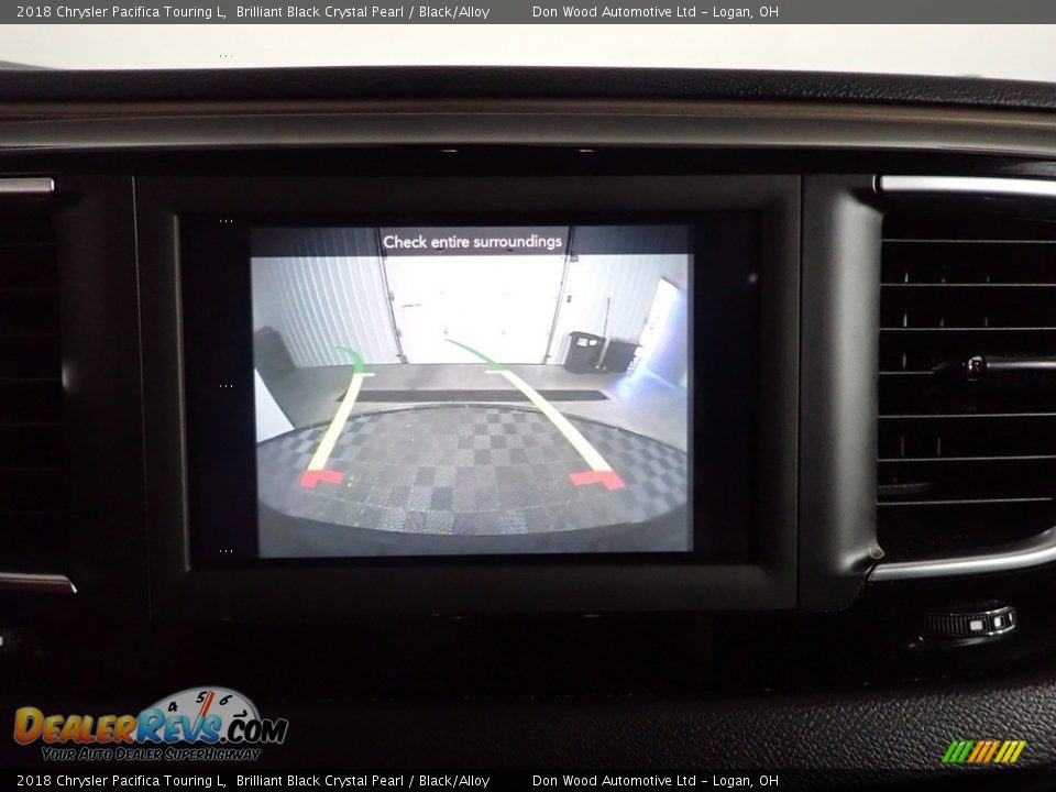 2018 Chrysler Pacifica Touring L Brilliant Black Crystal Pearl / Black/Alloy Photo #3