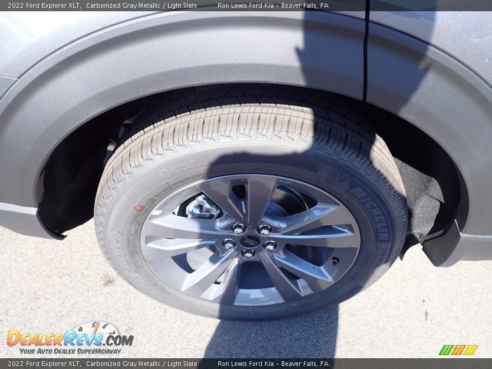 2022 Ford Explorer XLT Carbonized Gray Metallic / Light Slate Photo #9
