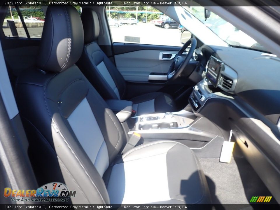 2022 Ford Explorer XLT Carbonized Gray Metallic / Light Slate Photo #12