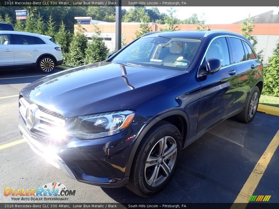 2016 Mercedes-Benz GLC 300 4Matic Lunar Blue Metallic / Black Photo #1