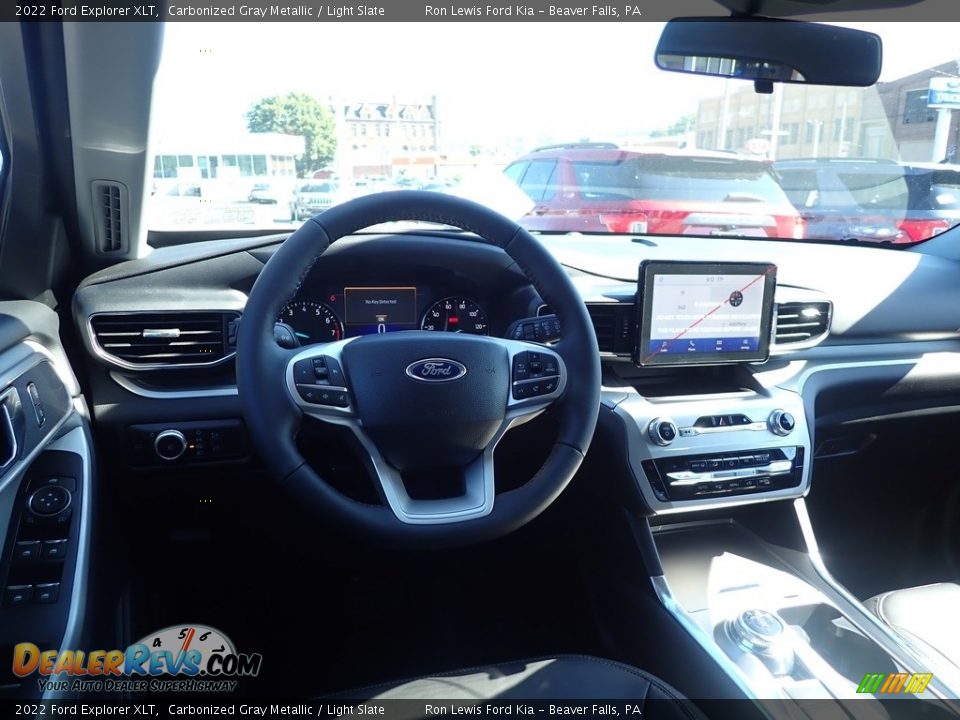 2022 Ford Explorer XLT Carbonized Gray Metallic / Light Slate Photo #14