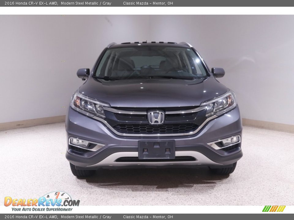 2016 Honda CR-V EX-L AWD Modern Steel Metallic / Gray Photo #2