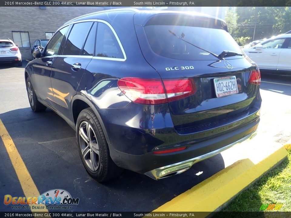 2016 Mercedes-Benz GLC 300 4Matic Lunar Blue Metallic / Black Photo #2
