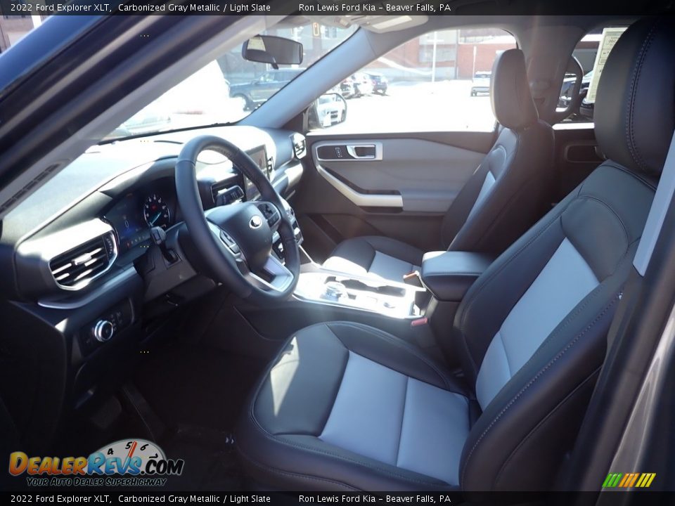 2022 Ford Explorer XLT Carbonized Gray Metallic / Light Slate Photo #15