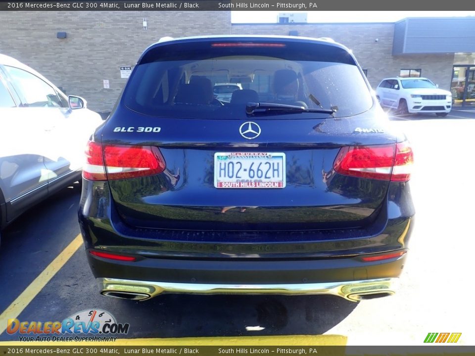 2016 Mercedes-Benz GLC 300 4Matic Lunar Blue Metallic / Black Photo #3