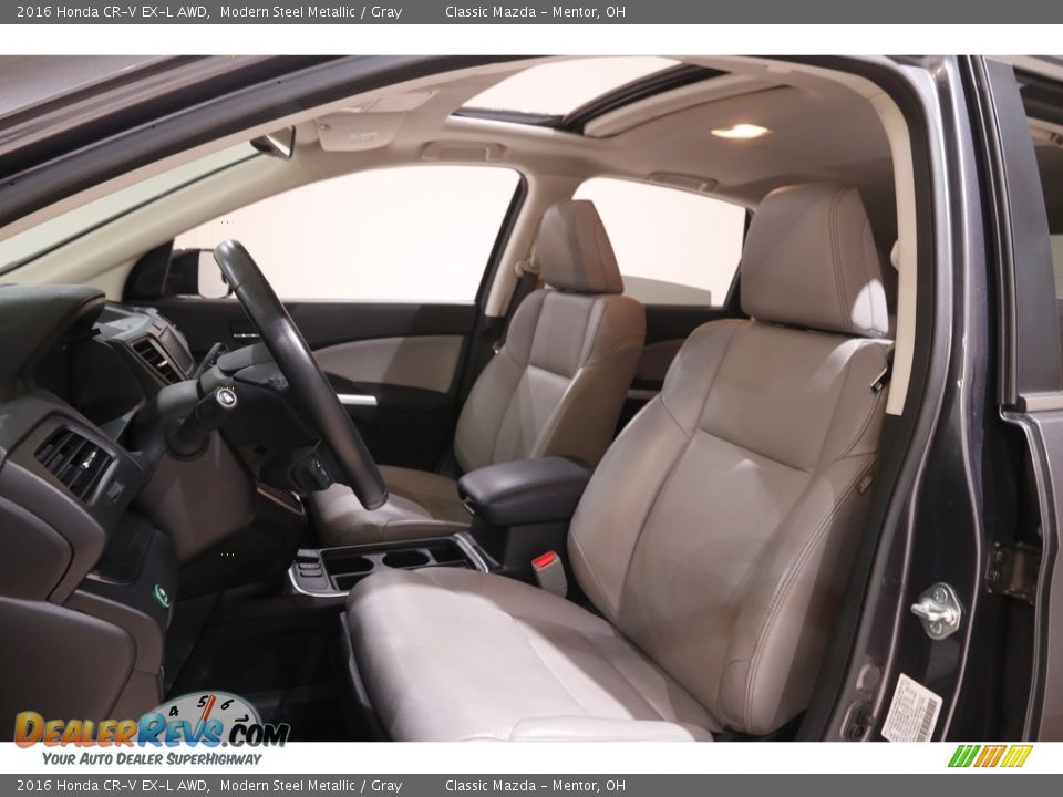 2016 Honda CR-V EX-L AWD Modern Steel Metallic / Gray Photo #5