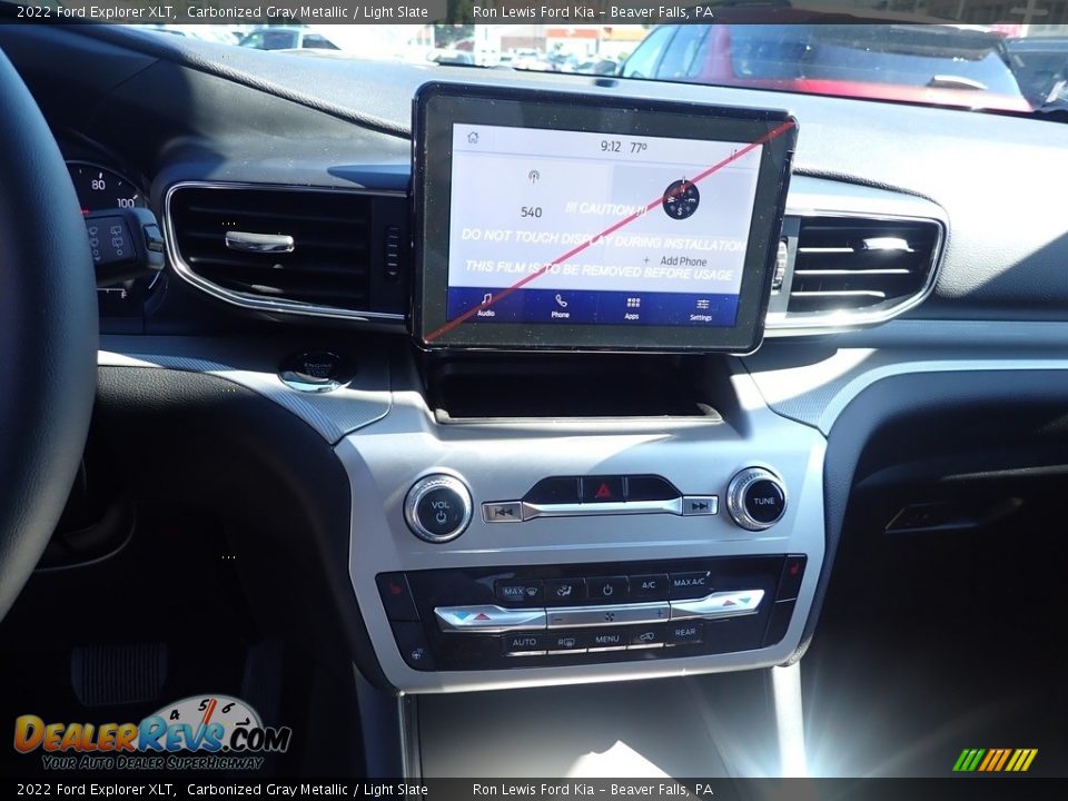 2022 Ford Explorer XLT Carbonized Gray Metallic / Light Slate Photo #18