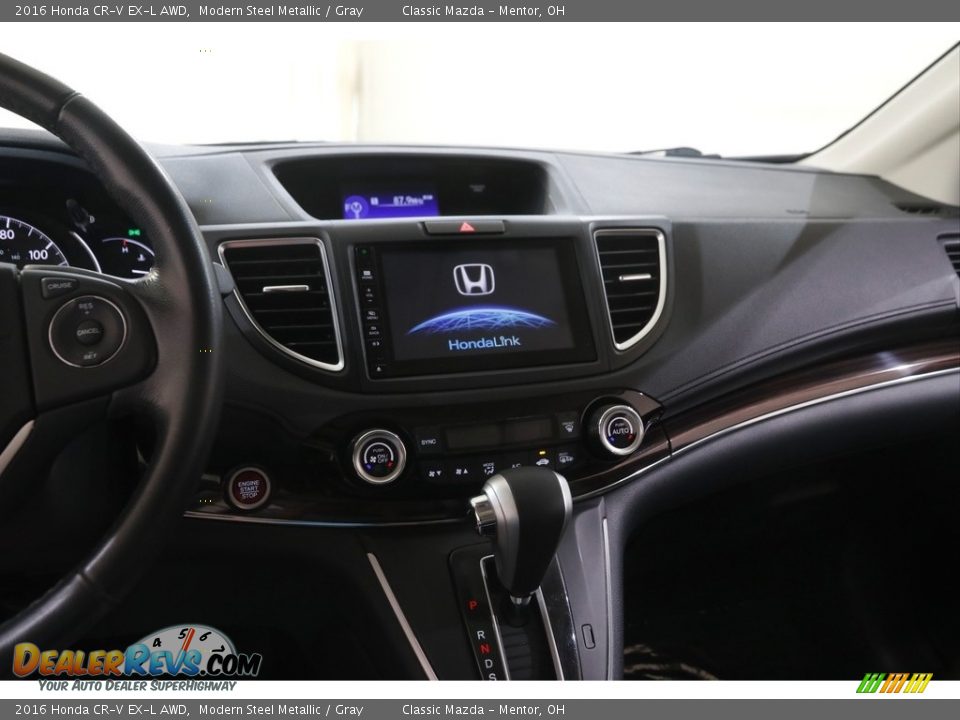 2016 Honda CR-V EX-L AWD Modern Steel Metallic / Gray Photo #9
