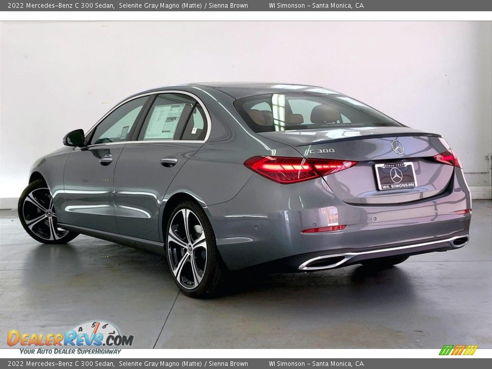 2022 Mercedes-Benz C 300 Sedan Selenite Gray Magno (Matte) / Sienna Brown Photo #2