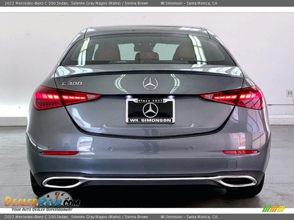 2022 Mercedes-Benz C 300 Sedan Selenite Gray Magno (Matte) / Sienna Brown Photo #3