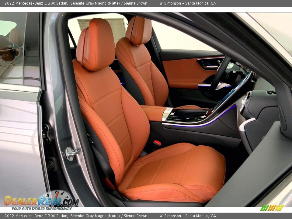 Sienna Brown Interior - 2022 Mercedes-Benz C 300 Sedan Photo #5