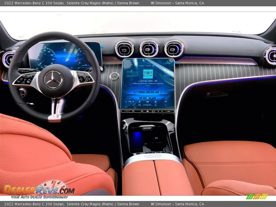 Dashboard of 2022 Mercedes-Benz C 300 Sedan Photo #6
