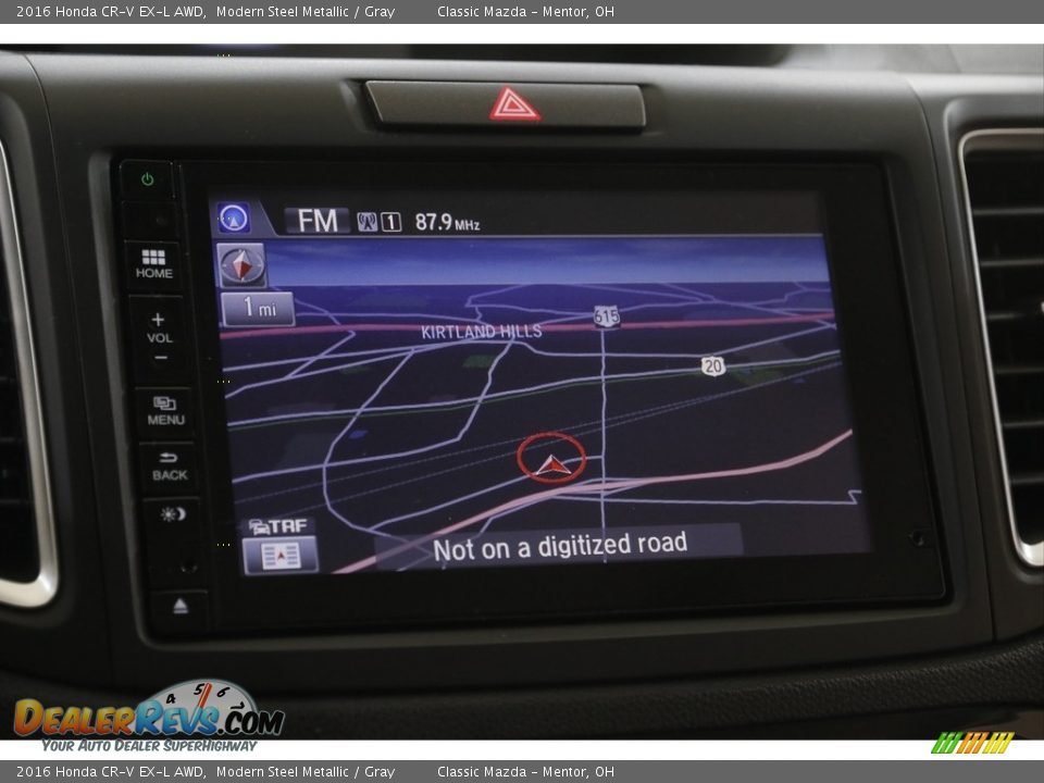 2016 Honda CR-V EX-L AWD Modern Steel Metallic / Gray Photo #15