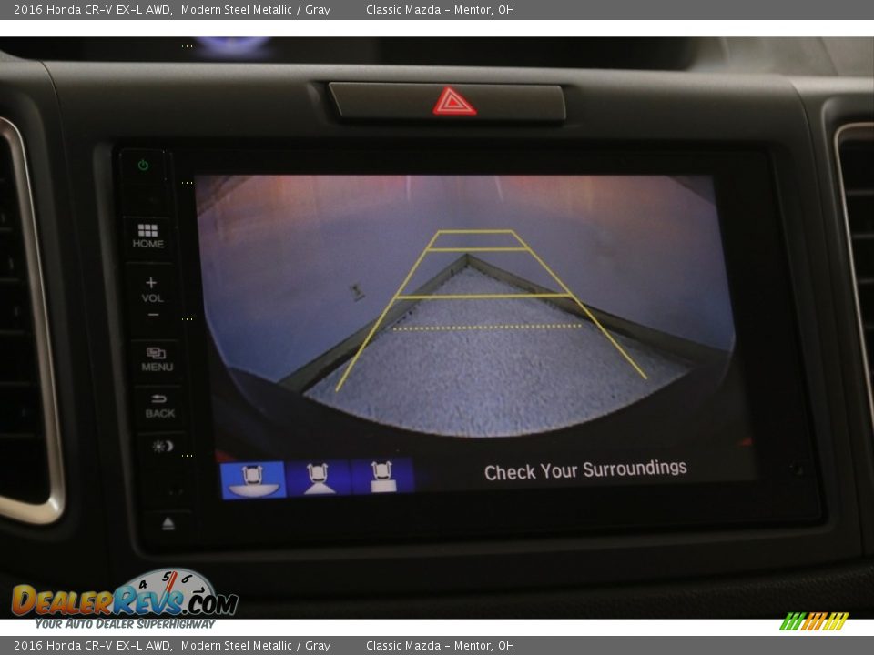 2016 Honda CR-V EX-L AWD Modern Steel Metallic / Gray Photo #16